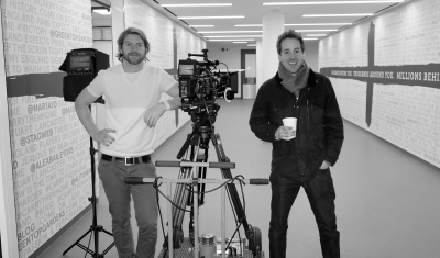 Stephen Parker and Joel Mishcon Behind the Scenes