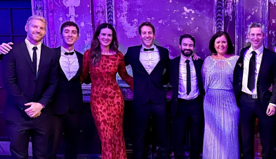 Stephen Parker, Nick Martini, Olivia Flanagan, Joel Mishcon, Andy Cardy, Melly Cook, and Ben Turze at the International Motor Film Awards, September 2023