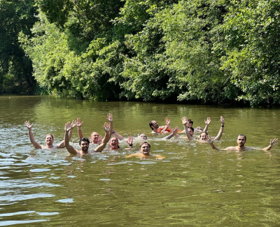 Chrome Team Swimming at Hampstead Heath June 2023